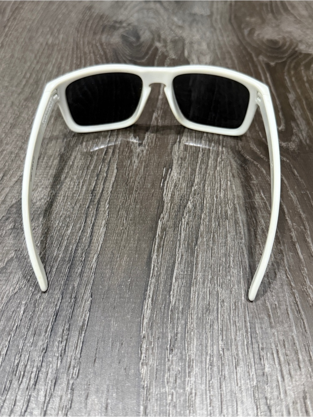 Oakley White Holbrook Polarized Sunglasses - Picture 5 of 8
